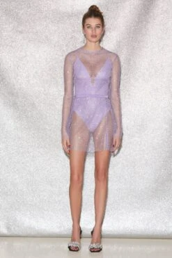 Rhinestone Fishnet Mini Skirt 19 Rhinestone Fishnet Mini Skirt -Layer Outfit 29210064388168 9