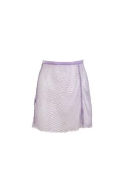 Rhinestone Fishnet Mini Skirt 18 Rhinestone Fishnet Mini Skirt -Layer Outfit 29213285449800 8