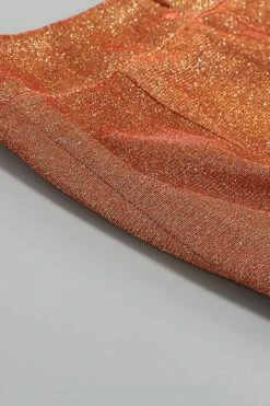 Crystal Tassel Velvet Two Piece Set Short Top High Waist Skirt In Black Brown Dark Green -Layer Outfit 29234427559999 14