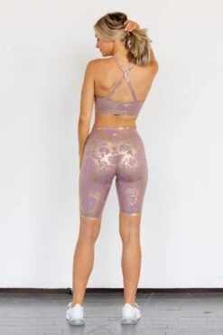 Astoria LUXE METALLIC Series Sports Bra - Mauve 8 Astoria LUXE METALLIC Series Sports Bra - Mauve -Layer Outfit 29243249557674 2