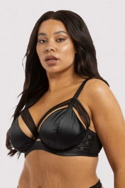 Charlie Black Cut-out Plunge Bra -Layer Outfit 29262685175856 8