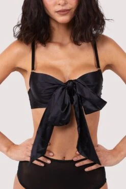 Yva Black Bow Front Bra -Layer Outfit 29265684561968 2
