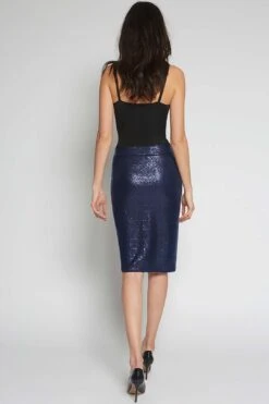 PULL ON SKIRT Sequins Navy -Layer Outfit 29283004907633 3
