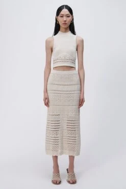 Alita Macrame Midi Skirt -Layer Outfit 29287829012578 5