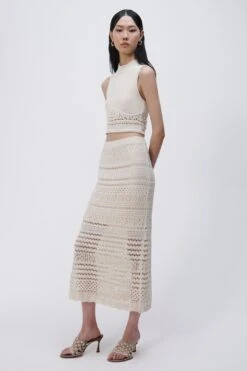 Alita Macrame Midi Skirt -Layer Outfit 29287829110882 4