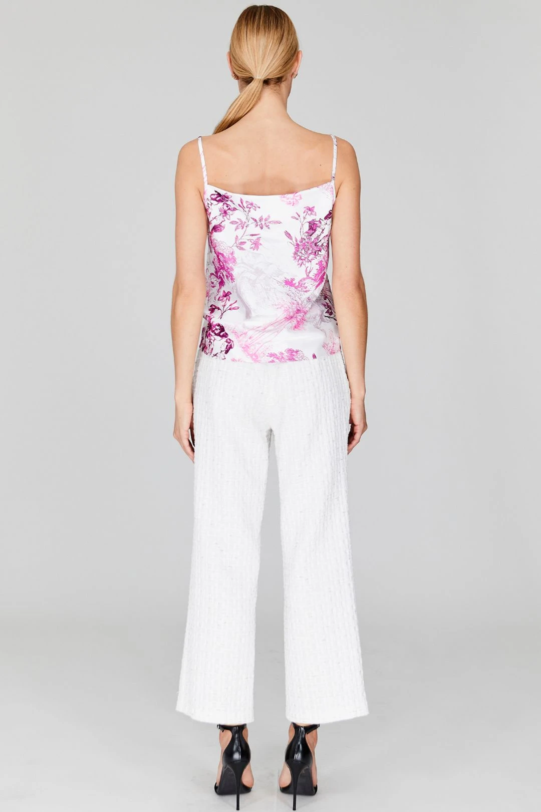 Toile Print Drape Front Camisole 5 Toile Print Drape Front Camisole - Image 3