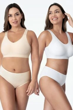 Truekind® Daily Comfort Wireless Shaper Bra -Layer Outfit 29343836668038 8