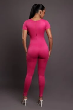 Serena Jumpsuit - Raspberry Pink -Layer Outfit 29345660665919 2