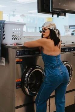 The Tegan Halter Neck Jumpsuit -Layer Outfit 29353172959402 4