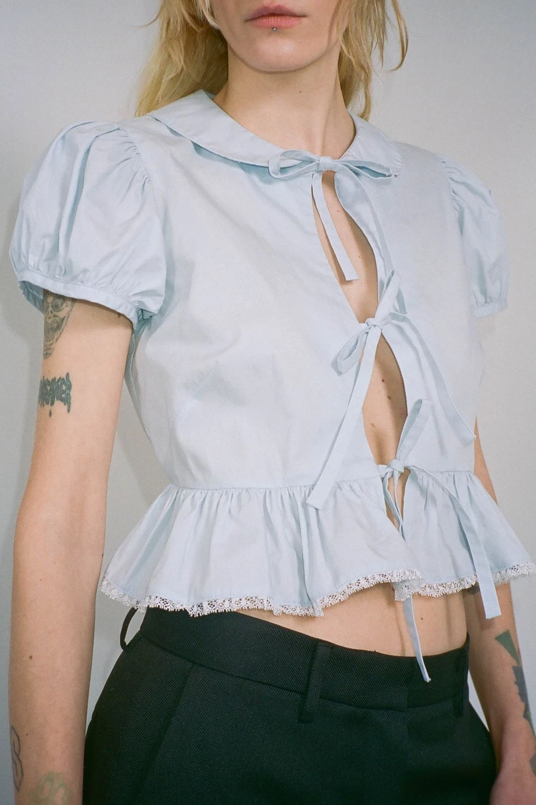 ELISE TOP IN POWDER BLUE 8 ELISE TOP IN POWDER BLUE - Image 6