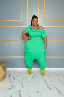 Green M C Hammer Jumpsuit