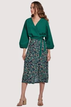 Goodnight Garden Midi Skirt
