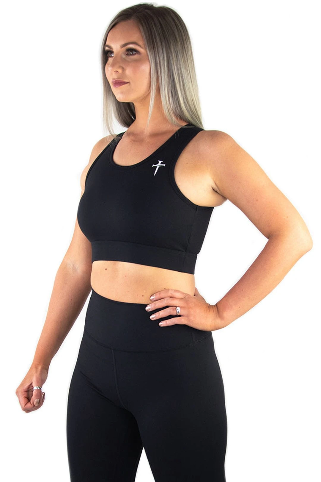 Trinity Sports Bra - Onyx 4 Trinity Sports Bra - Onyx - Image 2