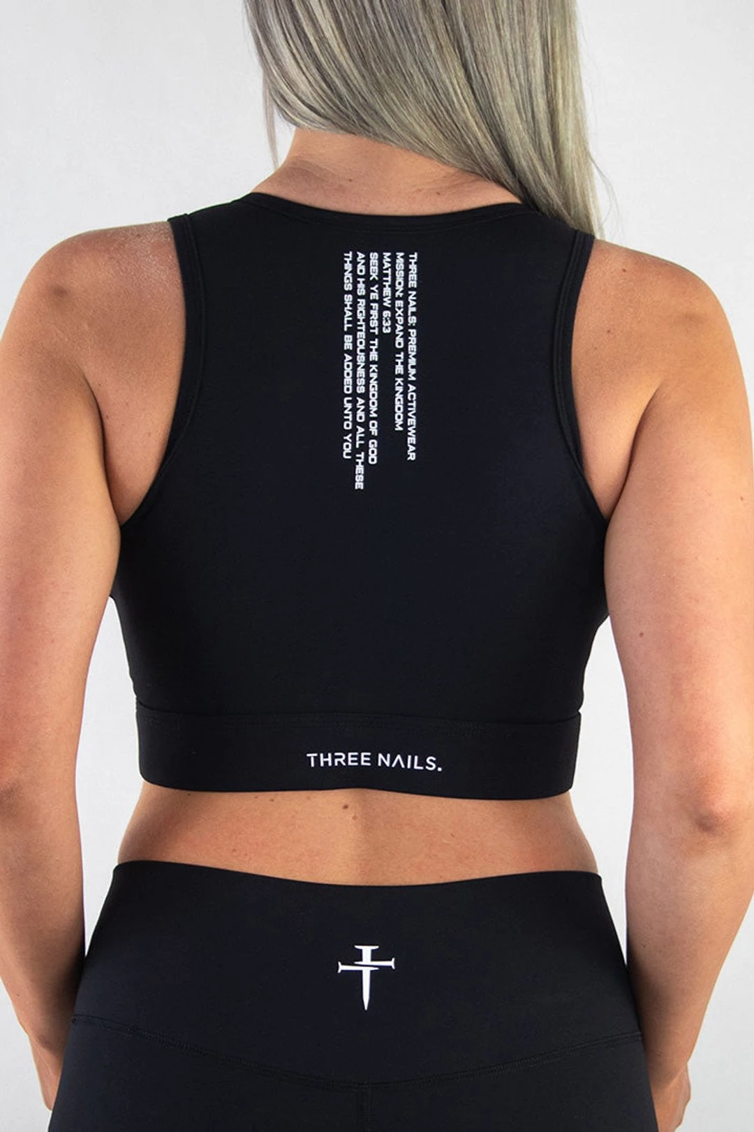 Trinity Sports Bra - Onyx 6 Trinity Sports Bra - Onyx - Image 4