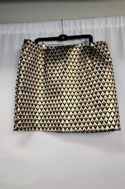 Fashion Nova Women's Size XL Gold Diamond Skirt