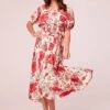 Adri Hot Coral Floral Wrap Maxi Skirt -Layer Outfit 29589348122696 1