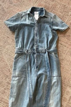 *FLAWED Nora Denim Jumpsuit - XL