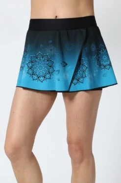 Get It Fast BLOOMING GEO SPIN TENNIS SKIRT SILK -Layer Outfit 29652755447910 3