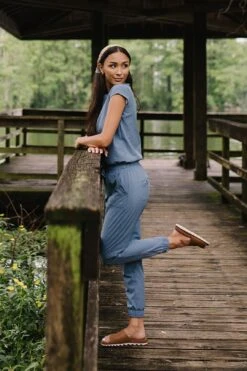 Light Chambray Jumpsuit -Layer Outfit 29692981739700 5