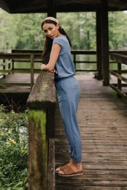 Light Chambray Jumpsuit -Layer Outfit 29692982034612 4
