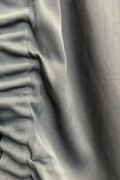 Vintage Lanvin Rouched Black Mini Skirt -Layer Outfit 29715146834014 3