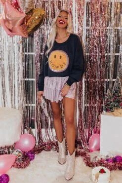 Talk Sweetly Glitter Skirt