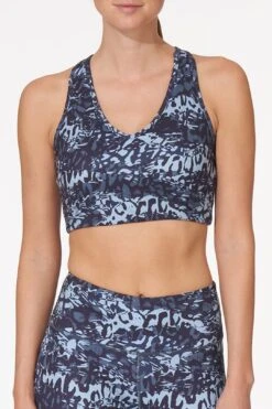 Print Racerback Bra