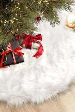 Christmas Tree Skirt For Xmas Tree Holiday Party Decorations Christmas Tree Decoration -Layer Outfit 29789752098878 7