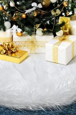 Christmas Tree Skirt For Xmas Tree Holiday Party Decorations Christmas Tree Decoration -Layer Outfit 29789752131646 8