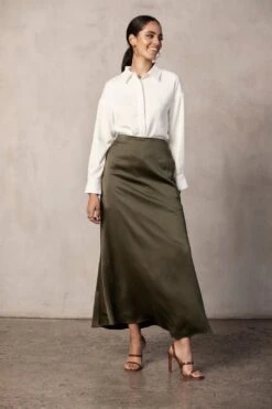 Mia Textured Maxi Skirt