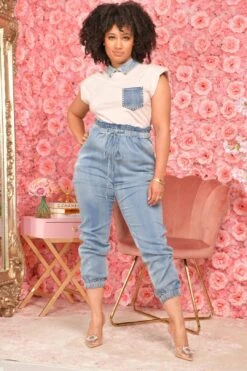 HINT OF BLING JUMPSUIT (PINK) -Layer Outfit 29832283783349 3