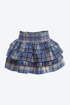 LoveShackFancy Girls Plaid Billie Skirt