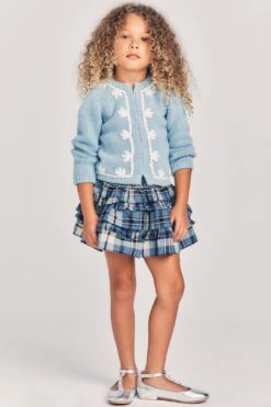 LoveShackFancy Girls Plaid Billie Skirt 10 LoveShackFancy Girls Plaid Billie Skirt -Layer Outfit 29869885915321 3