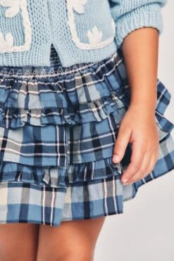 LoveShackFancy Girls Plaid Billie Skirt 11 LoveShackFancy Girls Plaid Billie Skirt -Layer Outfit 29869886341305 4