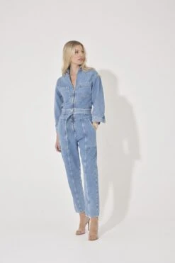 Angie The Relaxed Military Jumpsuit | The Sky's The Limit [Light Blue] -Layer Outfit 29880084791487 5