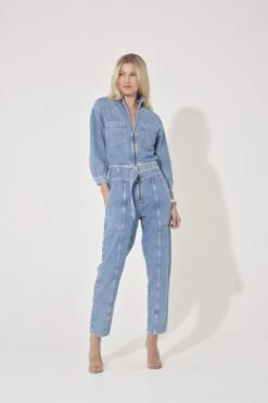Angie The Relaxed Military Jumpsuit | The Sky's The Limit [Light Blue] -Layer Outfit 29880088559807 8