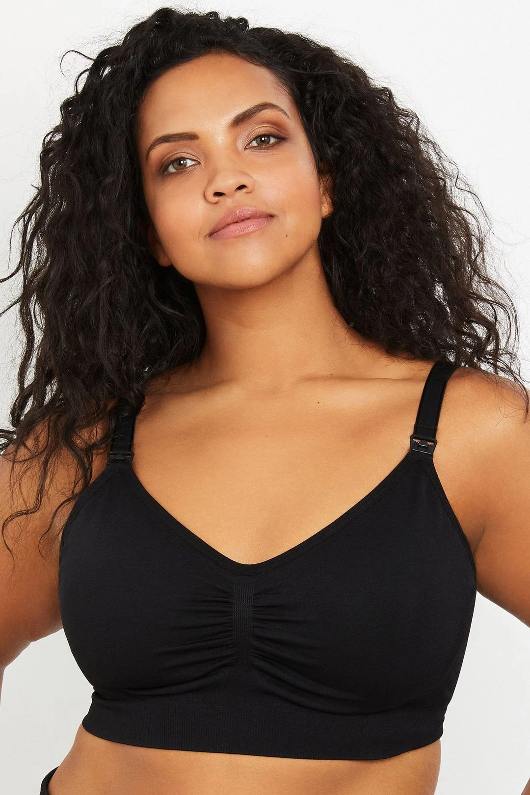 Plus Size Seamless Clip Down Maternity And Nursing Bra 9 Plus Size Seamless Clip Down Maternity And Nursing Bra - Image 7