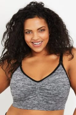 Plus Size Seamless Clip Down Maternity And Nursing Bra 32 Plus Size Seamless Clip Down Maternity And Nursing Bra -Layer Outfit 29912011014279 12