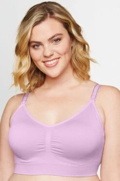 Plus Size Seamless Clip Down Maternity And Nursing Bra