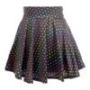 Premium Rainbow Polka Dots Stretch Lycra Skirt -Layer Outfit 29929190031447 1