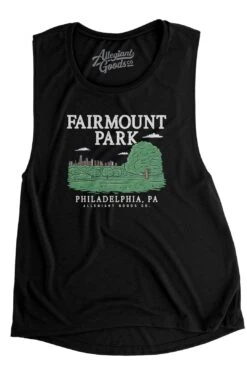 Fairmount Park Women's Flowey Scoopneck Muscle Tank