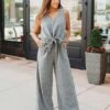 On Good Terms Jumpsuit (Charcoal) -Layer Outfit 29961496887386 1