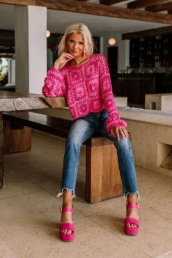 Beachside Cafe Crochet Top