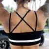 Sexy Yet Savage® Color Block X Sports Bra | Black/White -Layer Outfit 30001339924660 1