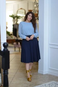 Jay Navy Skirt 20 Jay Navy Skirt -Layer Outfit 30004998406326 7