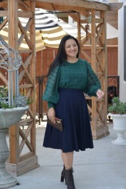 Jay Navy Skirt 24 Jay Navy Skirt -Layer Outfit 30005002469558 11