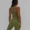 BUTTER COMFORT SPORTS BRA - GREEN -Layer Outfit 30006830432437 1