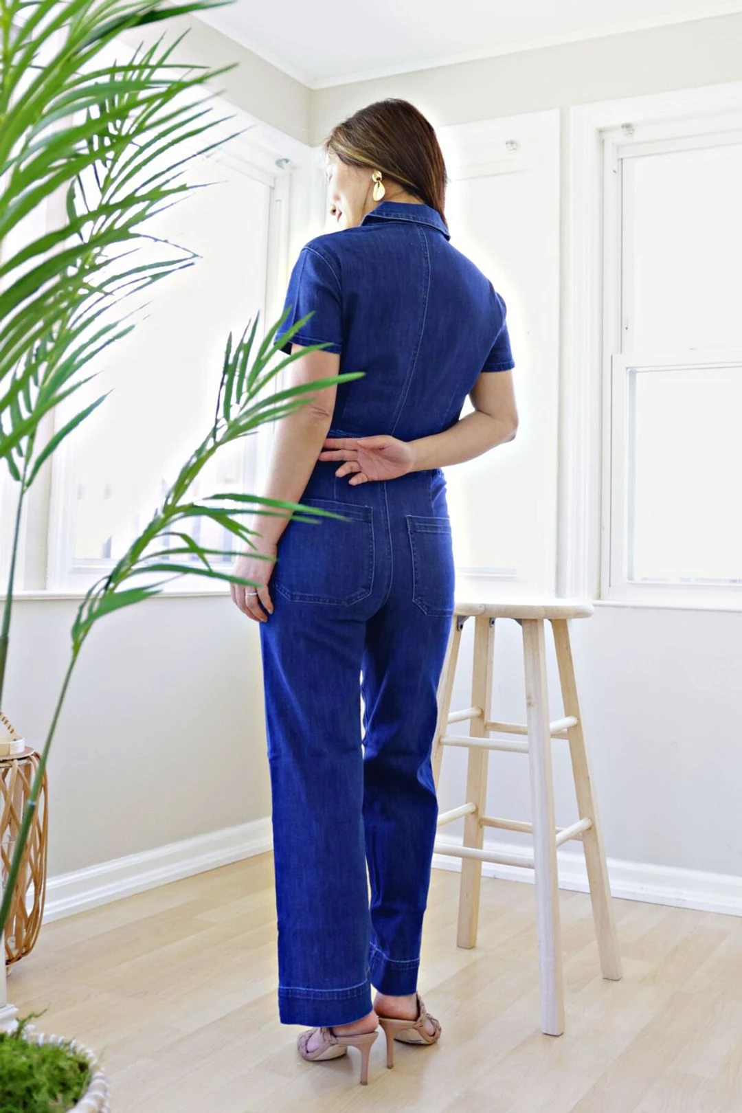 Petite Straight Leg Jumpsuit (Dark Denim) 7 Petite Straight Leg Jumpsuit (Dark Denim) - Image 5