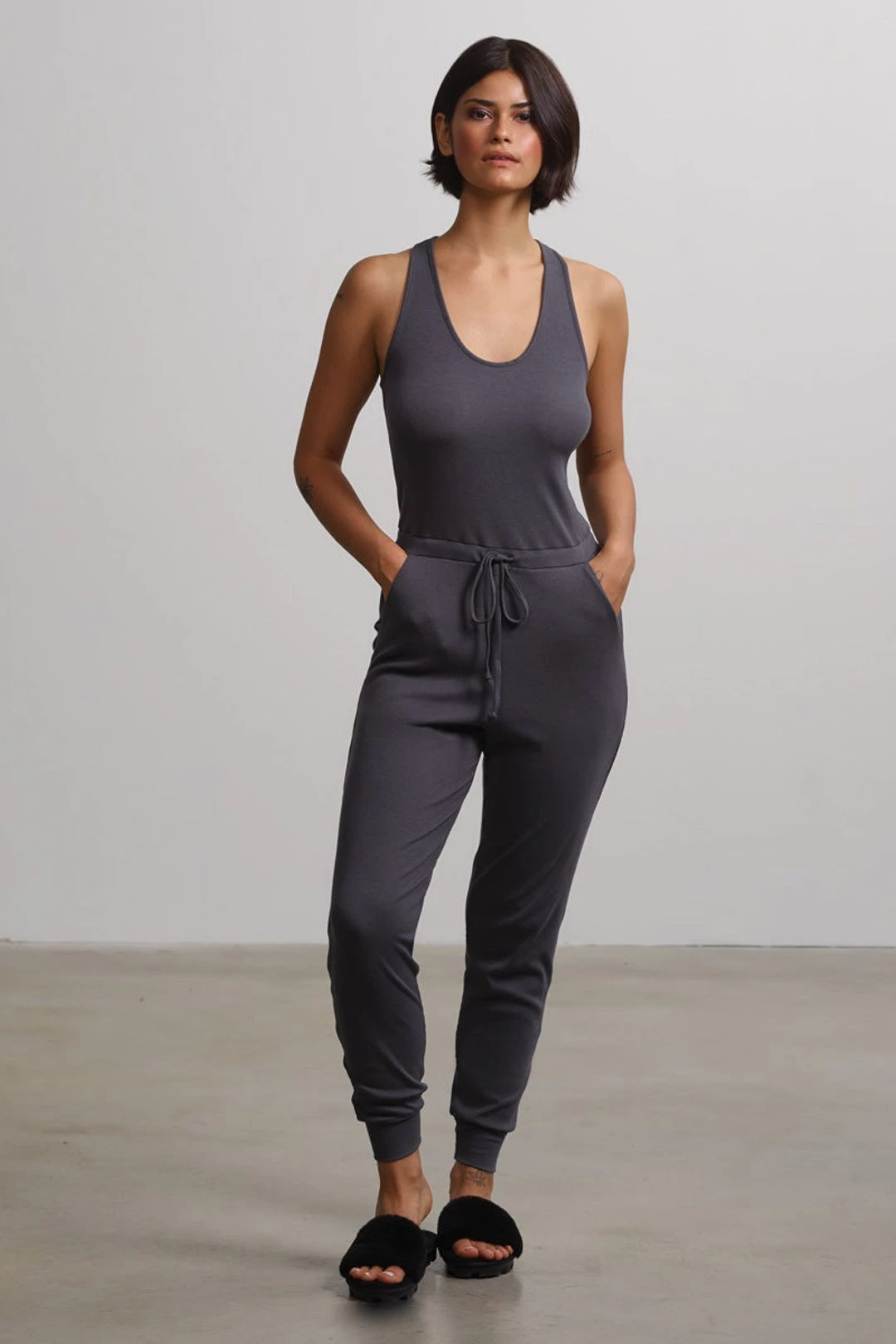 Sale: Luxury Rib Racerback Jumpsuit 4 Sale: Luxury Rib Racerback Jumpsuit - Image 2