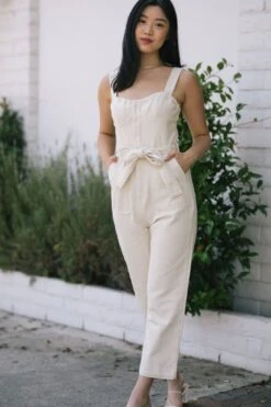 Miranda Button Bustier Jumpsuit -Layer Outfit 30075690188911 4